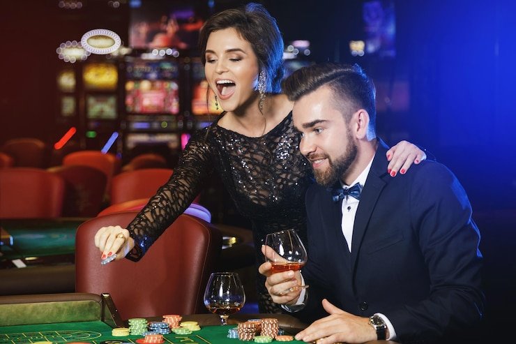 Live dealer broadcasting Three Card Poker at sawer4d login studio